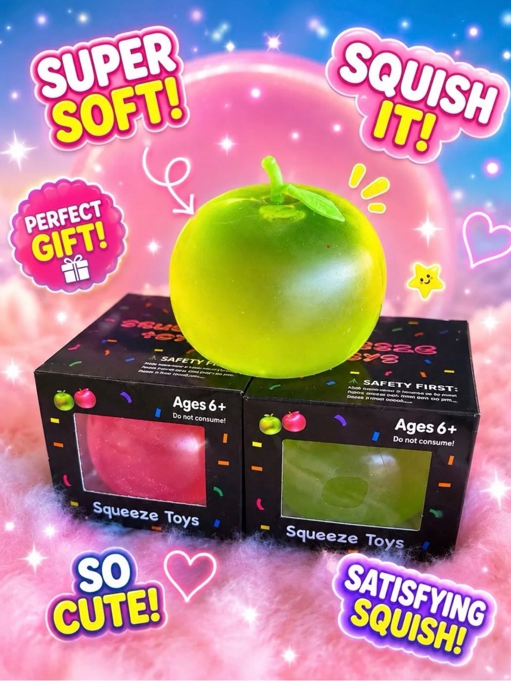 Green Apple Squishy Toy